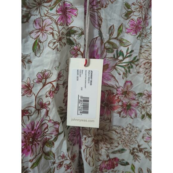 Johnny Was Isla Floral Button Down Shirt Blouse NWT - Picture 5 of 9